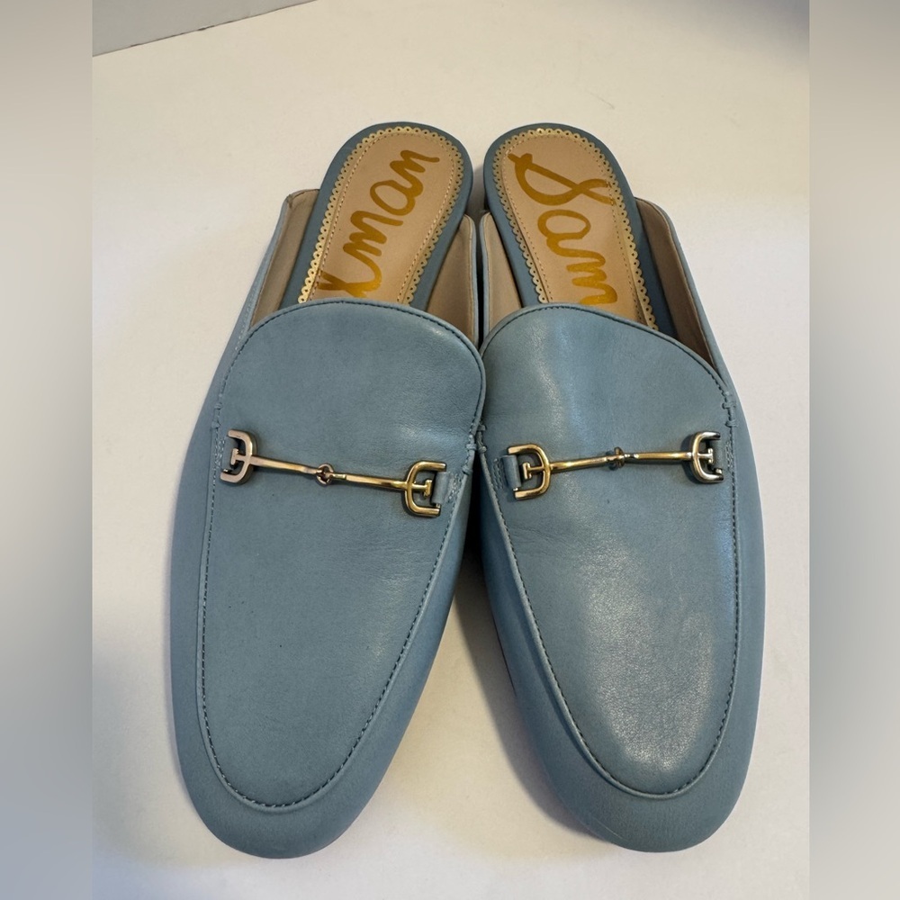 Sam Edelman Linnie Bit Mule in the "Aspen Sky" woman’s 8